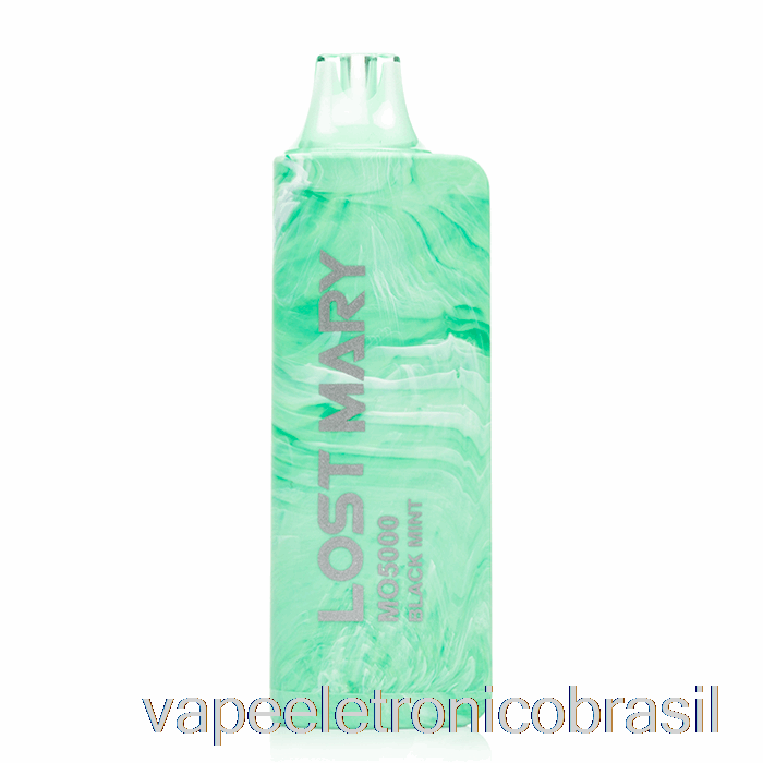 Vape Eletrônico Perdido Mary Mo5000 Descartável Black Mint
